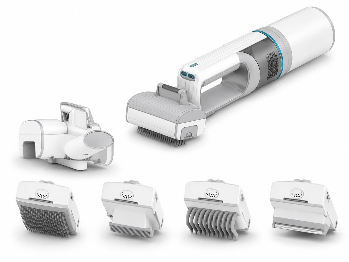 PawGlide Air assembled vacuum and attachment heads